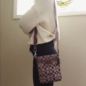 COACH Purple Crossbody Handbag